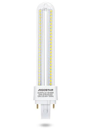 Aigostar - светодиодная лампа g24d-3, 15 вт plc, 6500k белый свет, 1610 лм, нерегулируемая, светодиодная лампа 2u