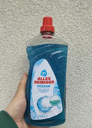 Універсальний миючий засіб albert heijn oceaan 1.25 л – для підлоги та поверхонь без розводів