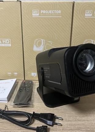 Проектор "projector" hy320pro mini fullhd, 320ansi 4k android 11 wifi6 + bt5.0 dual wi-fi домашній кінотеатр