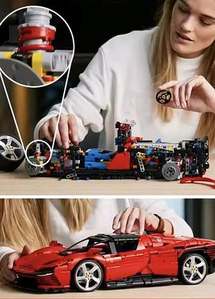 Топ! конструктор technic ferrari daytona sp3, 3778 деталей(великий),найпопулярніша модель 8