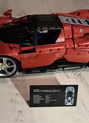Топ! конструктор technic ferrari daytona sp3, 3778 деталей(великий),найпопулярніша модель 9