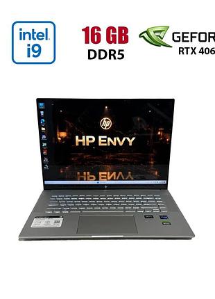 Игровой ультрабук hp envy 16-h1001nr / 16" (2560x1600) ips touch / intel core i9-13900h (14 (20) ядер по 2.6 - 5.4 ghz) / 16 gb
