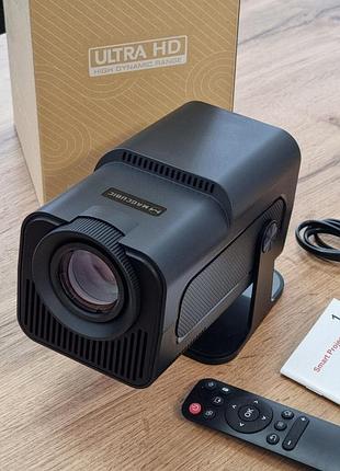 Проєктор magcubic hy320prо mini,на android 13, 1280*720p led 319ansi, 4k dual wifi6+bt5.0, домашній кінотеатр