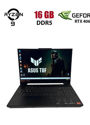 Ігровий ноутбук asus tuf gaming a15 fa507xv / 15.6" (1920x1080) ips / amd ryzen 9 7940hs (8 (16) ядер по 4.0 - 5.2 ghz) / 16 gb
