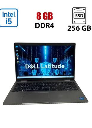 Ультрабук dell latitude 5520 / 15.6" (1920x1080) ips / intel core i5-1145g7 (4 (8) ядра по 4.4 ghz) / 8 gb ddr4 / 256 gb ssd /