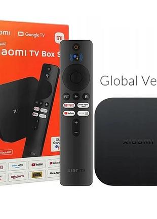Приставка smart tv xciaomi mi box s 4k, hdmi, (global version),смарт тв, до всіх телевізорів
