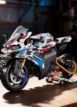 Конструктор мотоцикл bmw motorcycle для гонок 660+ деталей 6+ лет 1:18