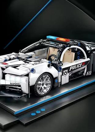 Конструктор суперкар toylin x1:18 поліцейський автомобіль 410 деталей 6+ років