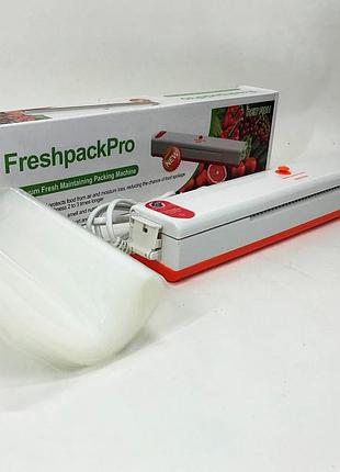 Кухонный вакууматор для еды freshpack pro 360 мм x 54 мм x 50 мм белый