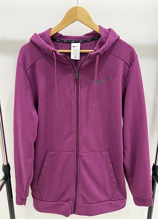Nike dri-fit худі чоловіче фіолетове l відмінний стан 10/10