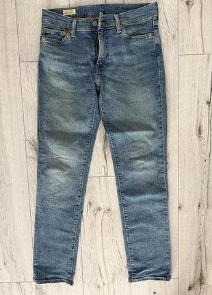 Джинси чоловічі levi's 511 w30 l32 сині прямого крою відмінний стан