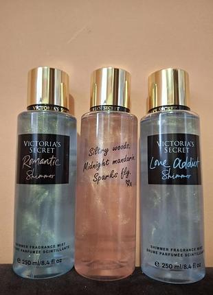 Парфюмированный спрей для тела victoria's secret shimmer 250 мл (с блеском)