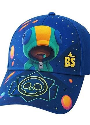 Хлопковая бейсболка для детей sport line с рисунком brawl stars