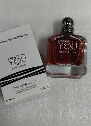 Emporio armani stronger with you powerfully тестер