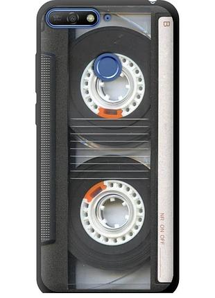 Чехол tpu на телефон huawei y6 prime 2018 кассета "876b-1441-58250"