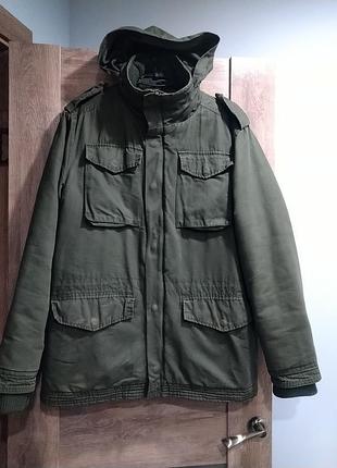 Куртка деми цвет хаки authentic denim