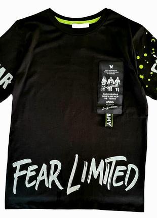 Футболка для хлопчика чорна 152 см туреччина