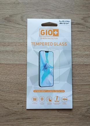 Захисне скло gio+ для iphone 12 mini защитное стекло
