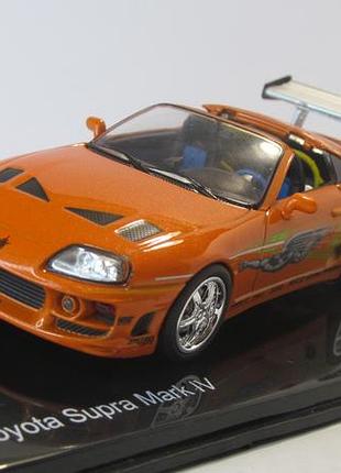 Toyota gr supra, fast &amp; furious. форсаж altaya. 1:43 бокс.