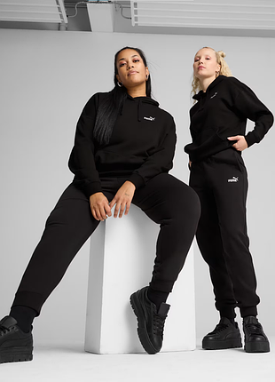 Черные женские брюки puma essentials women's joggers новые оригинал сша