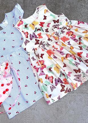 Літній комплект одягу для дівчинки h&m 6-9міс
