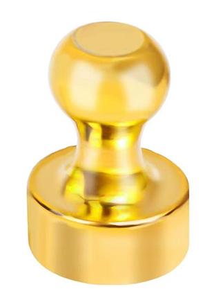 Магнит неодимовый, мощный магнит 2шт gold. металлический магнит для холодильника, доски. магнит на холодильник