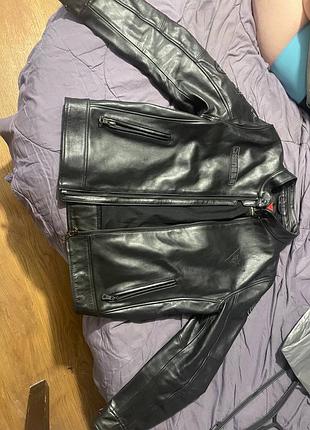 Мотокуртка чорна dainese чоловіча