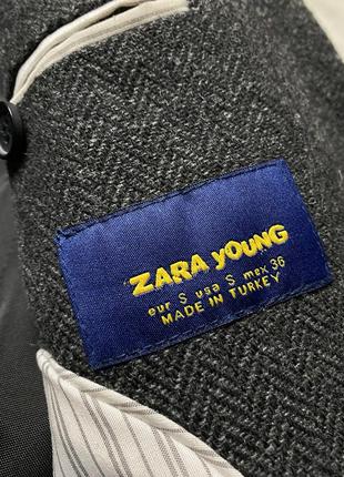 Стильний утеплений піджачок на підкладі від zara young7 фото