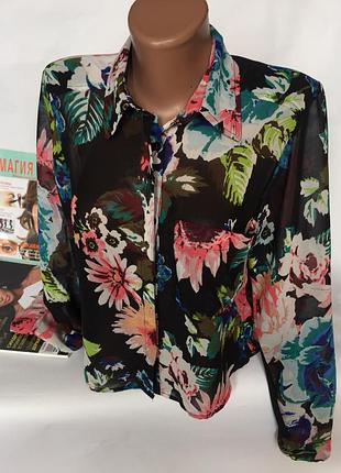 Шикарна сорочка шифон