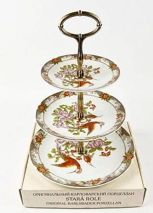 Фруктовниця, цукерниця порцеляна karlsbader (чехословаччина), карловарський завод mz, оригінал