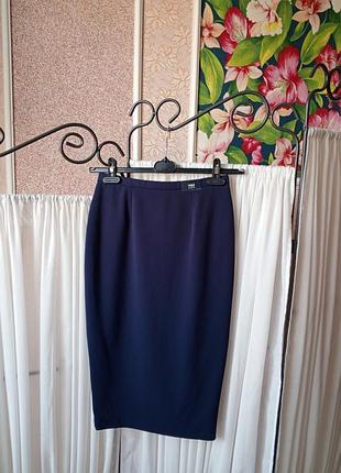 Красива синя юбка карандаш m&s collection.