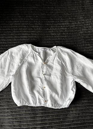 Лляна сорочка zara