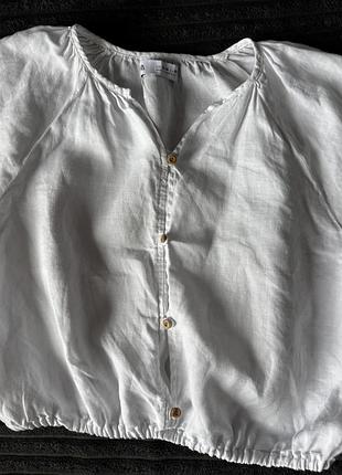 Лляна сорочка zara 2