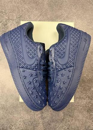 Стильные кроссовки nike air force 1 low "independence day" blue