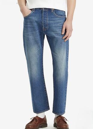Чоловічі сині джинси levi’s  501®'93 straight crop