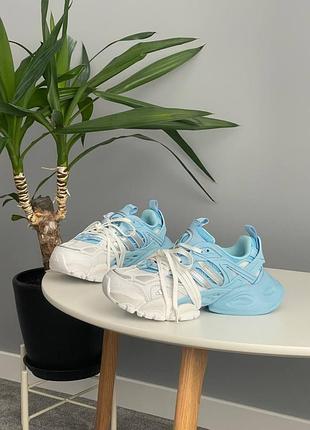 Шикарные женские кроссовки adidas vento xlg deluxe blue white(літо/весна)