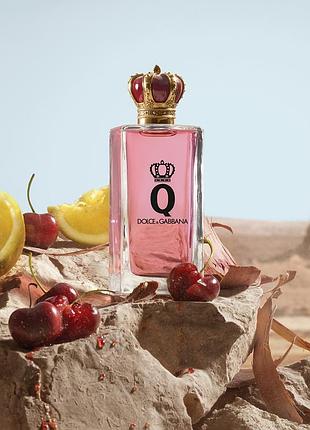 🍒оригінал dolce&gabbana q by dolce&gabbana eau de parfum парфумована вода для жінок, жіночий фруктовий аромат пробник