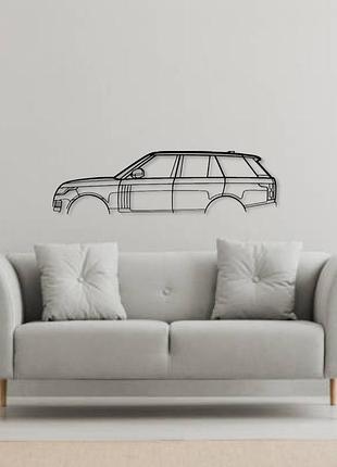 Авто range rover vogue, декор на стену из металла 120см