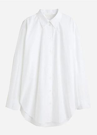 Удлинённая рубашка h&m.