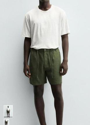 Лляні шорти zara
