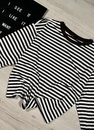 Лонгслив в полоску monki 2