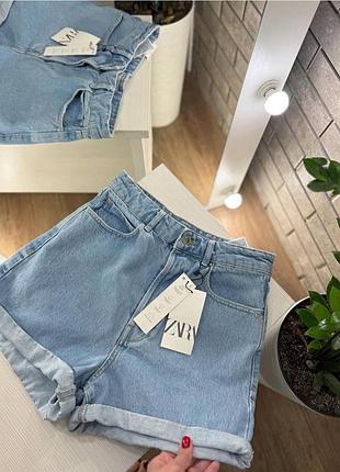 Женские шорты мом zara
