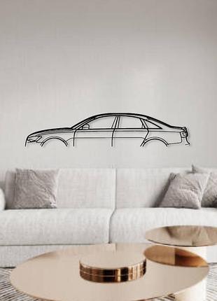 Авто audi a6 2012, декор на стену из металла 120см