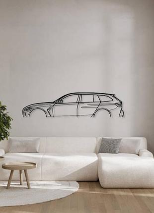 Авто bmw м3 touring g81, декор на стену из металла 120см