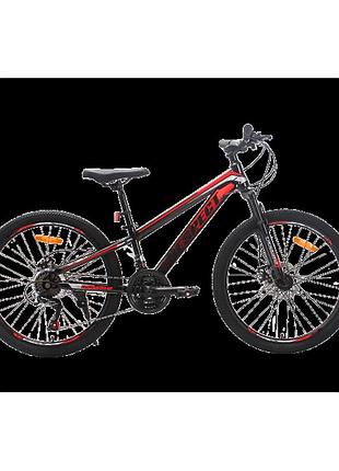 Crossbike велосипед crossbike respect 24" 11" черный-красный