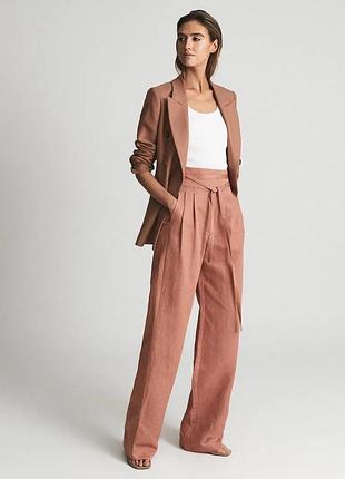 Брюки reiss ліоцел льон
