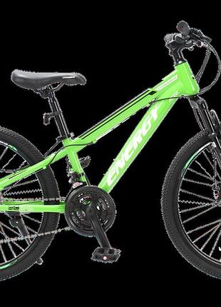 Велосипед crossbike energy 24" 12" зелений