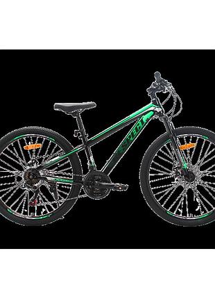 Crossbike велосипед crossbike respect 26" 13" черный-зеленый