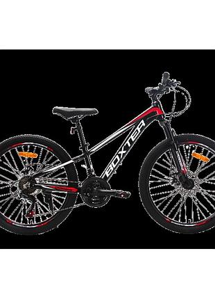 Crossbike велосипед crossbike boxter 24" 11" черный-белый-красный
