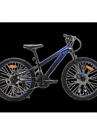 Crossbike велосипед crossbike respect 24" 11" чорний-синій